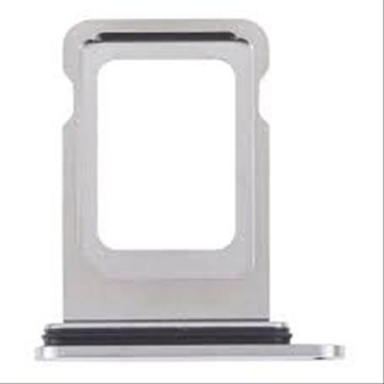 For Apple iPhone 14 Pro Sim Card Holder Silver Pulled