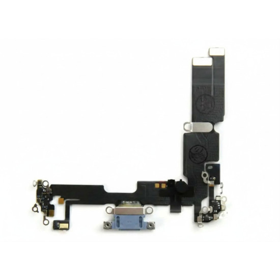 For Apple iPhone 14 Plus System Charging Flex Blue Pulled