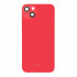 For Apple iPhone 14 Plus Back Glass Without NFC, Enlarged Camera Frame Red Compatible
