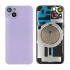 For Apple iPhone 14 Plus Back Glass Without NFC, Enlarged Camera Frame Purple Compatible