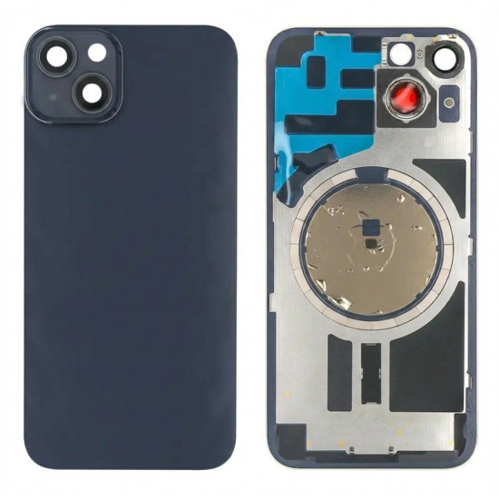 For Apple iPhone 14 Plus Back Glass Without NFC, Enlarged Camera Frame Midnight Compatible For Apple iPhone 14 Plus Back Glass Without NFC, Enlarged Camera Frame Midnight Compatible