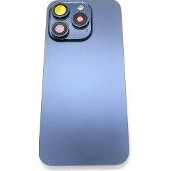 For Apple iPhone 15 Pro Back Glass Without NFC Frame Blue Titanium For Apple iPhone 15 Pro Back Glass Without NFC Frame Blue Titanium