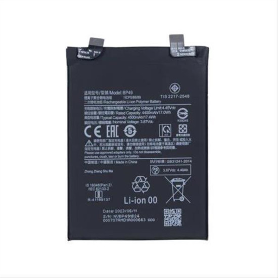 For XIAOMI POCO F4 5G (22021211RG), POCO F4 GT 5G (21121210G) BATTERY BP49 OEM