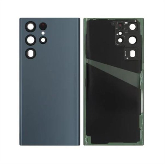 SAMSUNG GALAXY S22 ULTRA S908B BACK COVER SKY BLUE WITH LENS (OEM)