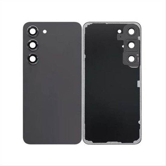 SAMSUNG GALAXY S23 S911B BACK COVER PHANTOM BLACK WITH LENS (OEM)