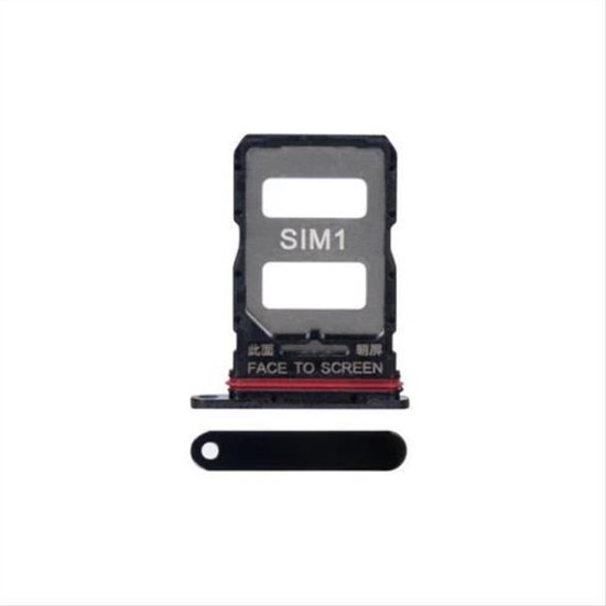 XIAOMI 12T 5G (22071212AG), 12T PRO 5G (22081212UG) SIM CARD HOLDER BLACK OEM