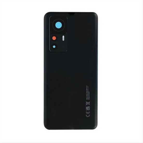XIAOMI 12T PRO 5G (22081212UG) BACK COVER BLACK WITH LENS