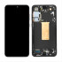 SAMSUNG GALAXY S23 PLUS S916B DISPLAY AND DIGITIZER WITH FRAME PHANTOM BLACK SERVICE PACK