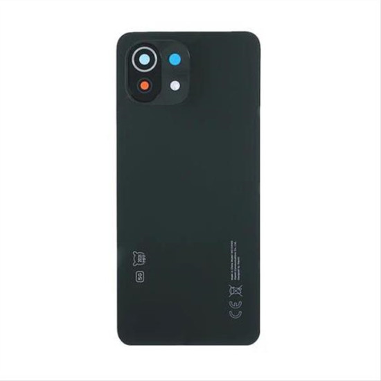 XIAOMI MI 11 LITE 5G (M2101K9G) BACK COVER TRUFFLE BLACK WITH LENS