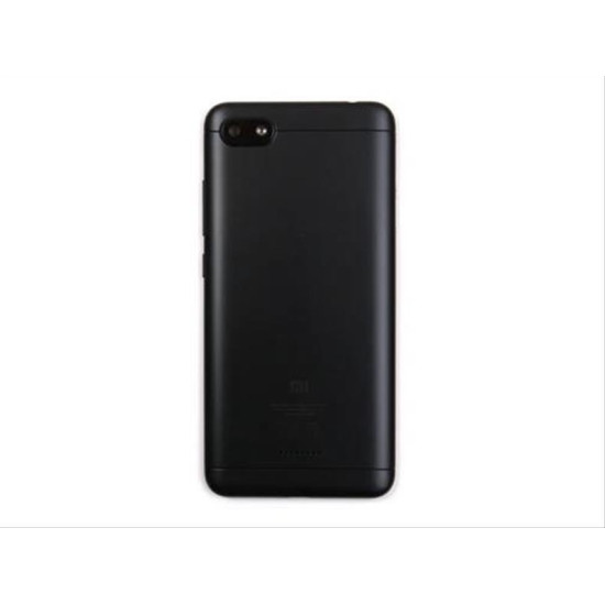 XIAOMI REDMI 6A BACK HOUSING BLACK (+ LENS)
