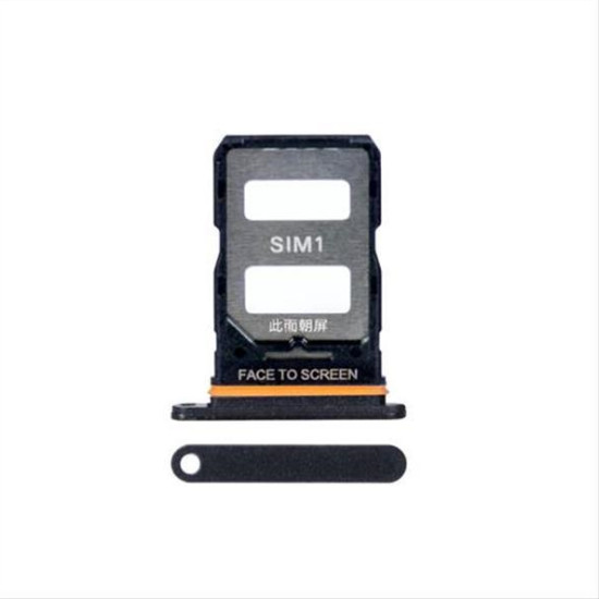 XIAOMI REDMI NOTE 12 PRO PLUS (22101316UG) SIM CARD HOLDER BLACK OEM