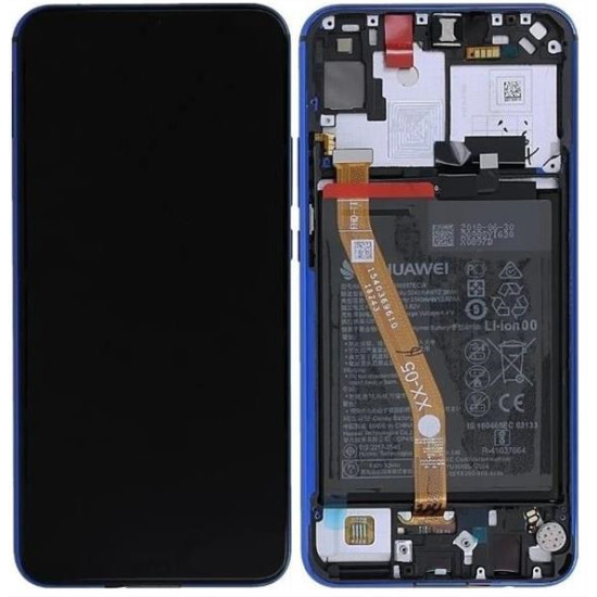 HUAWEI P SMART (2019) DISPLAY AND DIGITIZER WITH FRAME BLUE SERVICE PACK