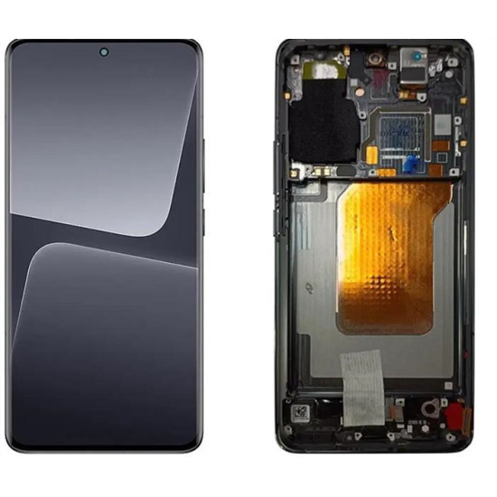 XIAOMI 13 PRO (2210132G) DISPLAY AND DIGITIZER WITH FRAME BLACK OEM