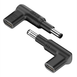 POWERTECH αντάπτορας τροφοδοσίας YX-13, USB-C σε HP 4.8x1.7mm, μαύρος