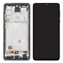 SAMSUNG GALAXY A72 A725F DISPLAY WITH FRAME BLACK (COMPATIBLE) SAMSUNG GALAXY A72 A725F DISPLAY WITH FRAME BLACK (COMPATIBLE)