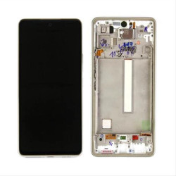 SAMSUNG GALAXY A53 5G A536B DISPLAY AND DIGITIZER WITH FRAME WHITE (SP) SAMSUNG GALAXY A53 5G A536B DISPLAY AND DIGITIZER WITH FRAME WHITE (SP)