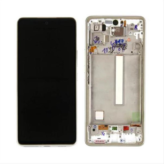 SAMSUNG GALAXY A53 5G A536B DISPLAY AND DIGITIZER WITH FRAME WHITE (SP) SAMSUNG GALAXY A53 5G A536B DISPLAY AND DIGITIZER WITH FRAME WHITE (SP)