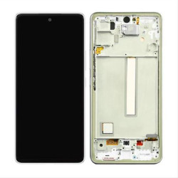 SAMSUNG GALAXY A52 A525F, A52 5G A526B DISPLAY AND DIGITIZER WITH FRAME AWESOME BLACK (SP)