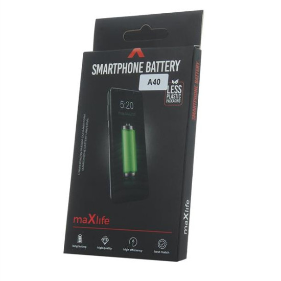 Battery Maxlife for Samsung Galaxy A40 A405 EB-BA405ABE 3100mAh OEM0300619