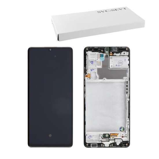 SAMSUNG A426 A42 5G ΟΘΟΝΗ+TOUCH SCREEN + LENS GH82-24376A BLACK ORIGINAL SERVICE PACK