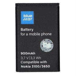 Battery for Nokia 3100/3650/6230/3110 Classic 900 mAh Li-Ion Blue Star