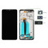 LCD για Xiaomi Redmi 6A, Camera-Sensor ring, ear mesh, frame, μαύρη