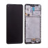 LCD + TOUCH PAD COMPLETE SAMSUNG A217 GALAXY A21S BLACK WITH FRAME