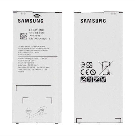 SAMSUNG EB-BA510ABE A510 GALAXY A5 2016 2900mAh