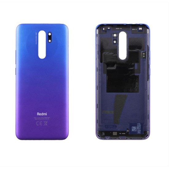 Για Xiaomi Redmi 9 - Battery Cover / Rear Housing With Buttons - Purple 55050000A45Z