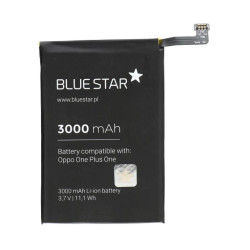 Battery for OnePlus One 3000 mAh Li-Ion Blue Star PREMIUM Battery for OnePlus One 3000 mAh Li-Ion Blue Star PREMIUM