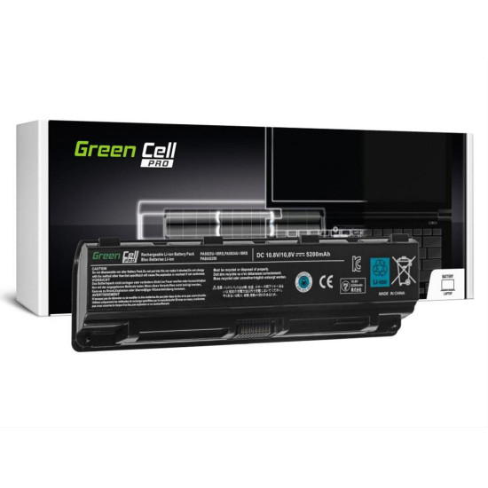 Green Cell PRO Battery for Toshiba C850 C855 C870 L850 L855 PA5024U-1BRS / 11,1V 5200mAh TS13PRO Green Cell PRO Battery for Toshiba C850 C855 C870 L850 L855 PA5024U-1BRS / 11,1V 5200mAh TS13PRO