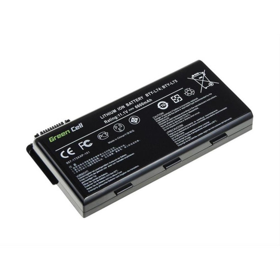 Green Cell Battery for MSI A6000 CR500 CR600 CR700 CX500 CX600 / 11,1V 6600mAh MS02