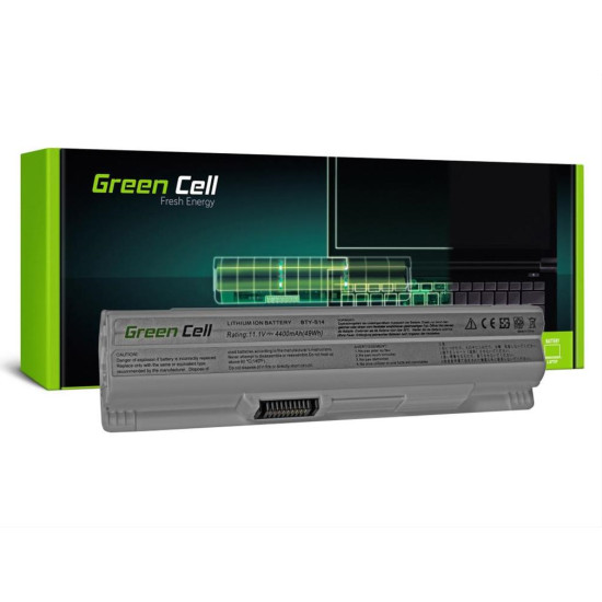 Green Cell Battery for MSI CR650 CX650 FX600 GE60 GE70 (white) / 11,1V 4400mAh MS07 Green Cell Battery for MSI CR650 CX650 FX600 GE60 GE70 (white) / 11,1V 4400mAh MS07