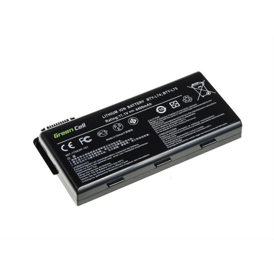 Green Cell Battery for MSI A6000 CR500 CR600 CR700 CX500 CX600 / 11,1V 4400mAh MS01 Green Cell Battery for MSI A6000 CR500 CR600 CR700 CX500 CX600 / 11,1V 4400mAh MS01