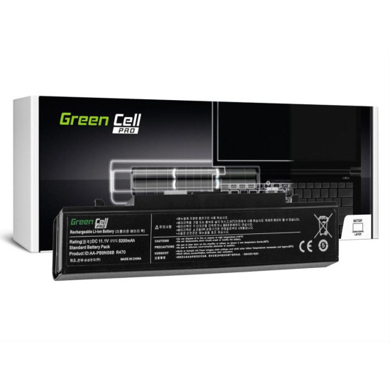 Green Cell PRO Battery for Samsung R519 R522 R530 R540 (black) / 11,1V 5200mAh SA01PRO Green Cell PRO Battery for Samsung R519 R522 R530 R540 (black) / 11,1V 5200mAh SA01PRO