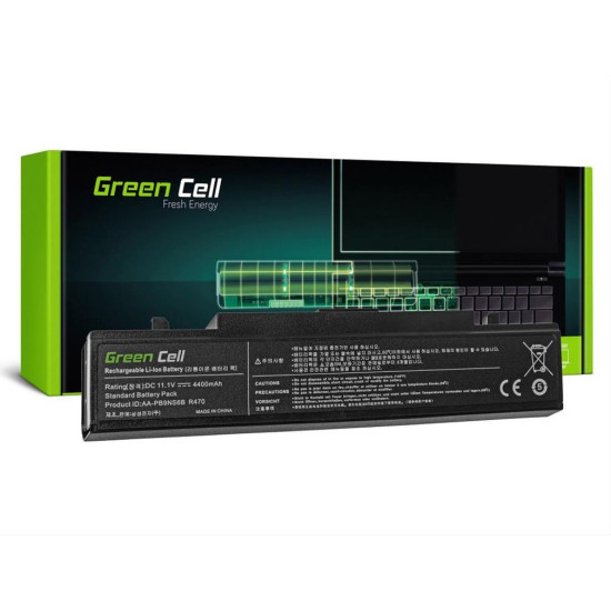 Green Cell Battery for Samsung R519 R522 R530 R540 R580 R620 R719 R780 (black) / 11,1V 4400mAh SA01 Green Cell Battery for Samsung R519 R522 R530 R540 R580 R620 R719 R780 (black) / 11,1V 4400mAh SA01
