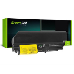 Green Cell Battery for Lenovo ThinkPad R61 T61p R61i R61e R400 T61 T400 / 11,1V 6600mAh LE04