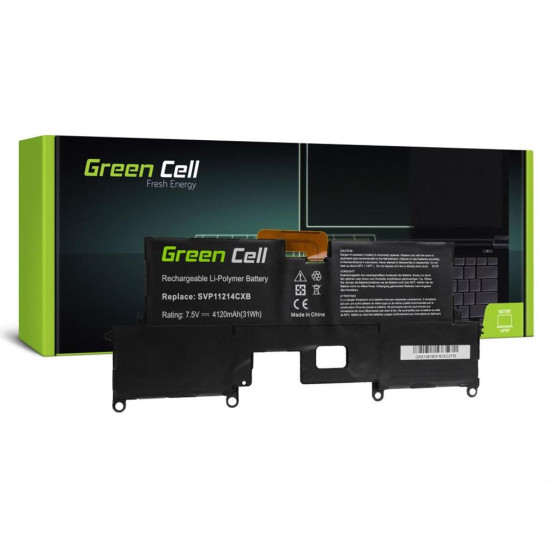 Green Cell Battery for Sony Vaio Pro 11 / 11,1V 4120mAh SY28