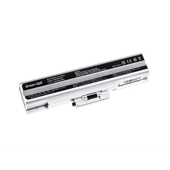Green Cell Battery for Sony Vaio VGP-BPS13 VGP-BPS21 (silver) / 11,1V 6600mAh SY06