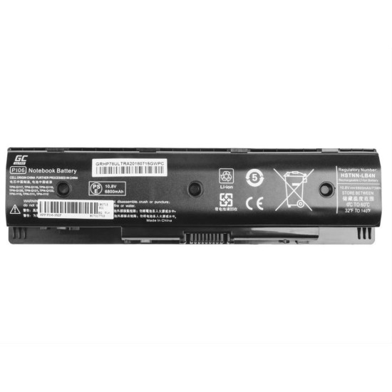 Green Cell ULTRA Battery for HP Pavilion 14 15 17 Envy 15 17 / 11,1V 6800mAh HP78ULTRA Green Cell ULTRA Battery for HP Pavilion 14 15 17 Envy 15 17 / 11,1V 6800mAh HP78ULTRA