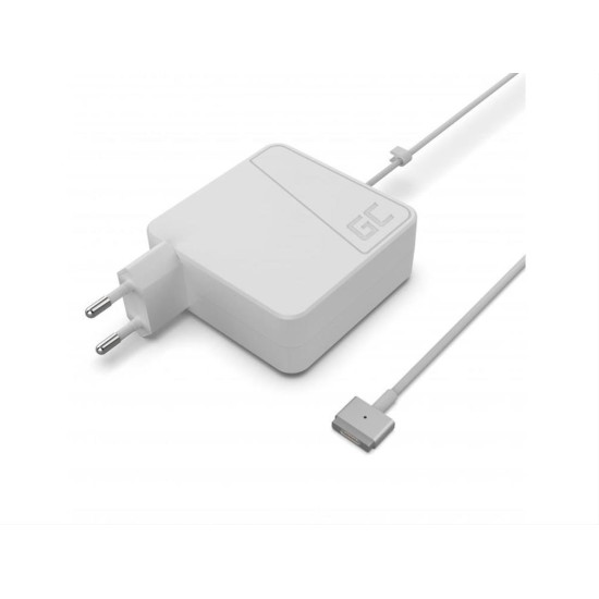 Green Cell Charger AC Adapter for Apple Macbook 60W / 16.5V 3.65A / Magsafe 2 AD37