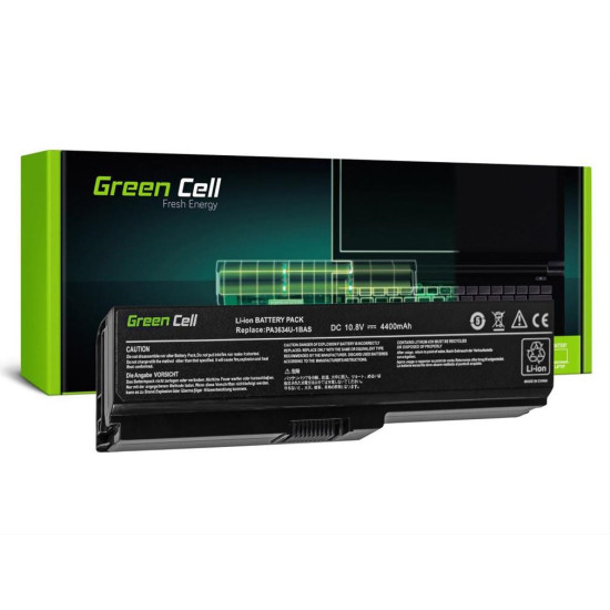 Green Cell Battery for Toshiba Satellite C650 C650D C660 L750 PA3817U-1BRS / 11,1V 4400mAh TS03 Green Cell Battery for Toshiba Satellite C650 C650D C660 L750 PA3817U-1BRS / 11,1V 4400mAh TS03