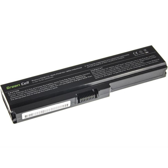 Green Cell Battery for Toshiba Satellite C650 C650D C660 L750 PA3817U-1BRS / 11,1V 4400mAh TS03 Green Cell Battery for Toshiba Satellite C650 C650D C660 L750 PA3817U-1BRS / 11,1V 4400mAh TS03