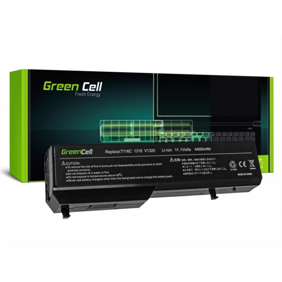 Green Cell Battery for Dell Vostro 1310 1320 1510 1511 1520 2510 / 11,1V 4400mAh DE46 Green Cell Battery for Dell Vostro 1310 1320 1510 1511 1520 2510 / 11,1V 4400mAh DE46