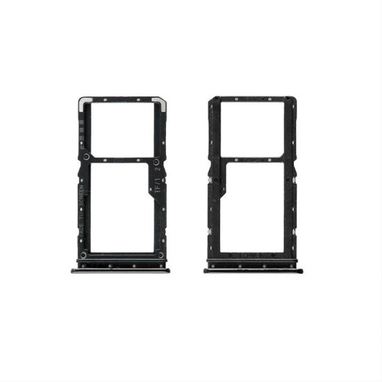 Για Xiaomi Redmi Note 7 - Replacement SIM & SD Card Tray Holder - Black