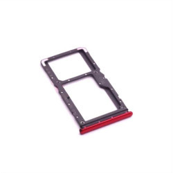 Για Xiaomi Redmi Note 7 - Replacement SIM & SD Card Tray Holder - Red Για Xiaomi Redmi Note 7 - Replacement SIM & SD Card Tray Holder - Red