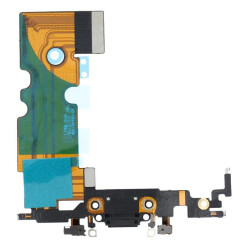 iPhone 8 4,7" Charging Connector Flex Cable - black iPhone 8 4,7" Charging Connector Flex Cable - black