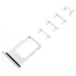 Υποδοχή κάρτας SIM και Side Button για iPhone 8, ασημί
