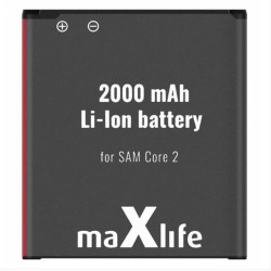 Battery MaxLife for Samsung Galaxy Core 2 G355 2000 mAh OEM000831 Battery MaxLife for Samsung Galaxy Core 2 G355 2000 mAh OEM000831