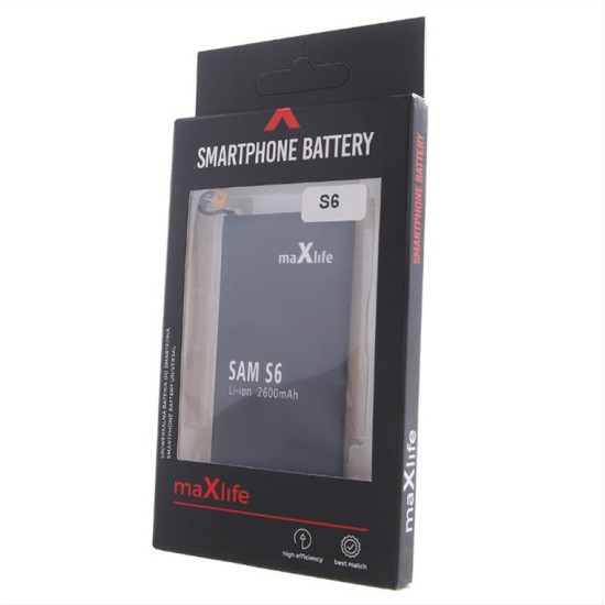 Battery MaxLife for Samsung Galaxy S6 G920 2600 mAh (MAX-EB-BG920ABE)